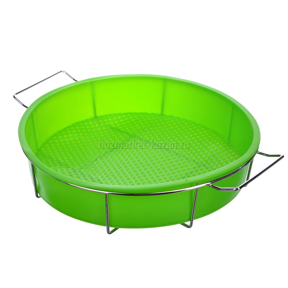 Форма силиконовая 25x6 см, круглая на металлической подставке, Vetta HS-305
