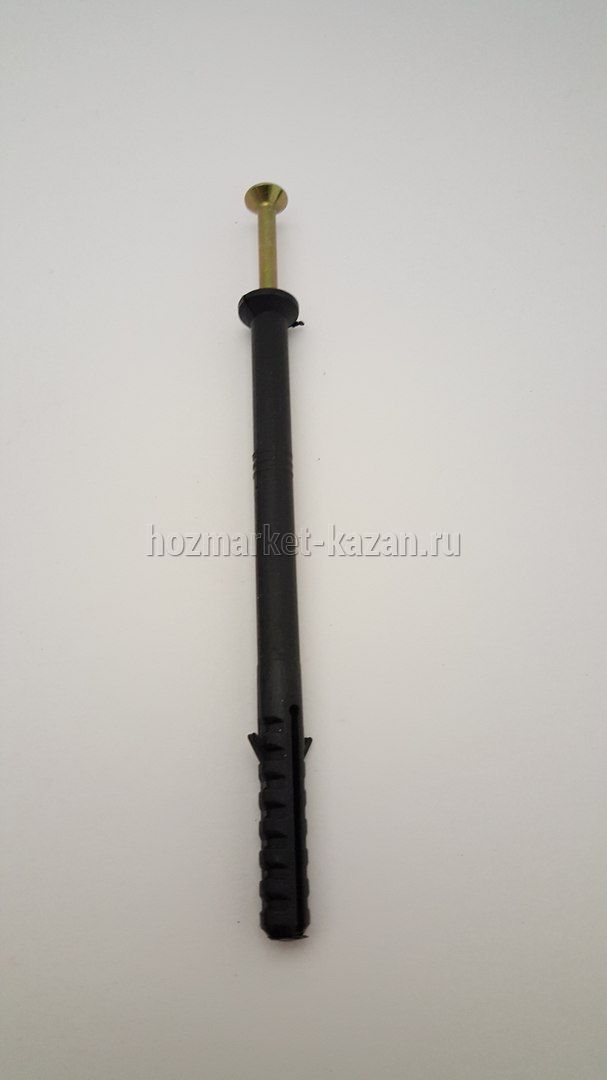 Дюбель с шурупом 6*40 потай ДГ6*40