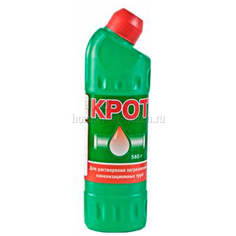 Жидкость для чистки труб Крот, 560 г
