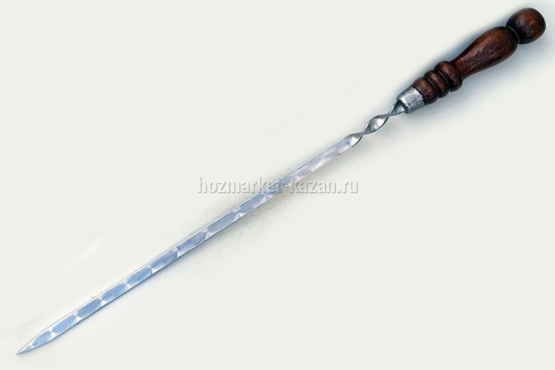 Шампур с деревянной ручкой