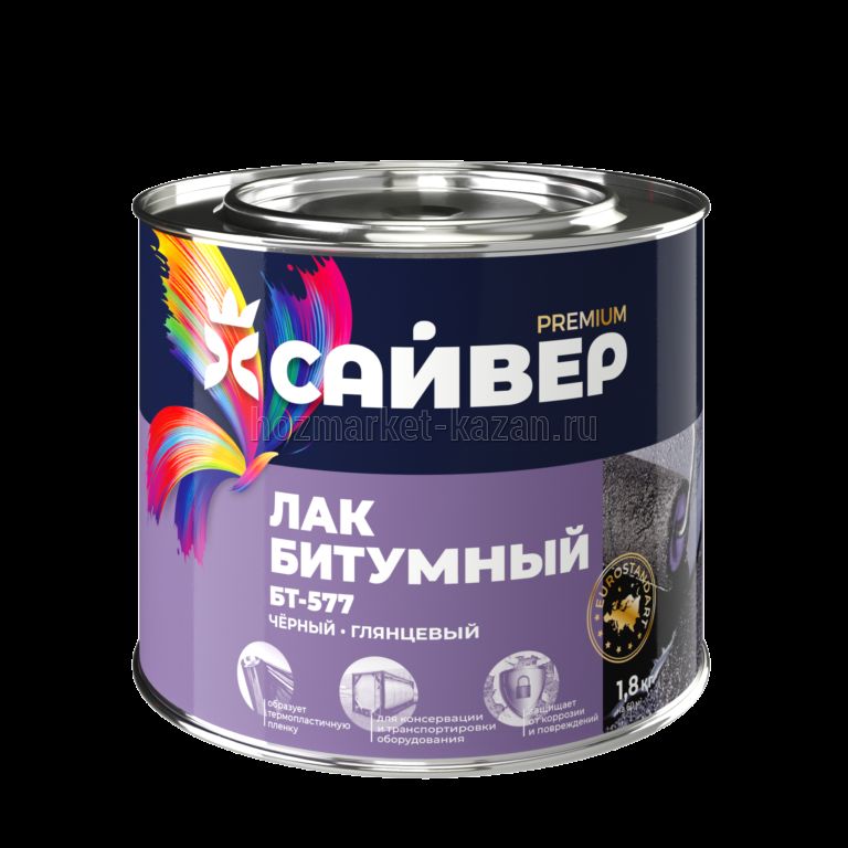 Лак БТ-577 битумный 1,8кг