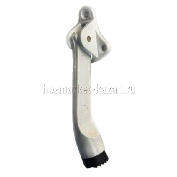 Фиксатор дверной СТН-0960(9006) серебряный