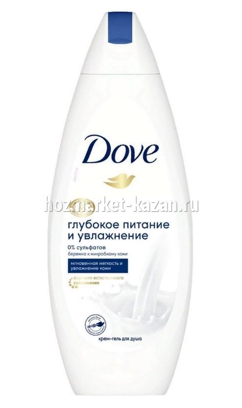 Гель для душа DOVE Глубокое питание и увлажнение, 250 мл