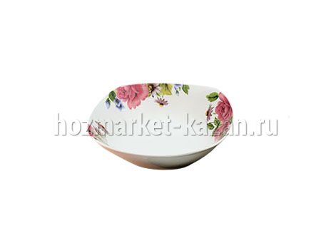 Салатник квадратный «Шиповник», диаметр 18,5 см, ск7-5600