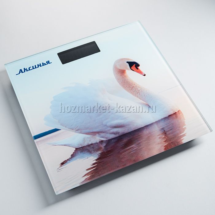 Весы напольные электронные «Лебедь» max 180 кг, Аксинья КС-6010