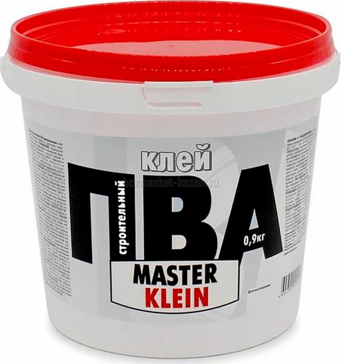 Клей строительный ПВА 0,9 кг Master Klein, морозостойкий -30 С