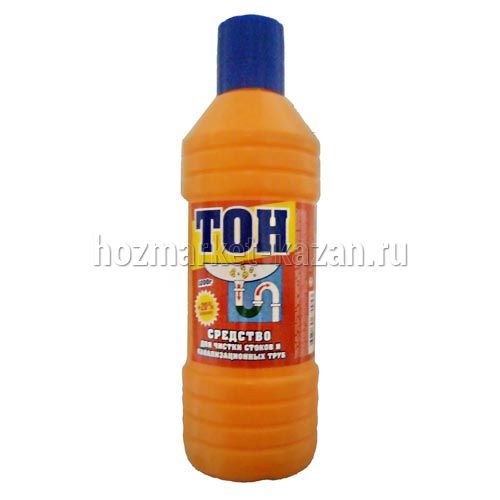 Жидкость для чистки труб Тон 1,2 л