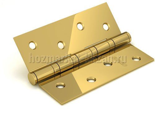 Петля универсальная 4ВВ 100х75х2,5 SB Fuaro, 2 шт, матовый латунь