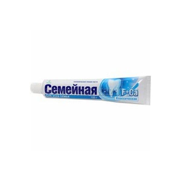 Зубная паста «Семейная» Фтор+кальций, 100 мл