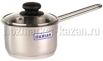 Ковш нерж d12см Arian TEK с крышкой