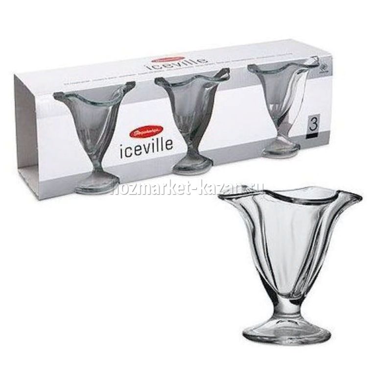 Креманка Ice Ville 130 мм, 3 шт, Pasabahce 51078В