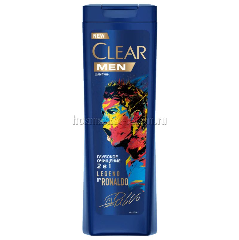Шампунь CLEAR Men 2в1 Глубокое очищение, 400 мл