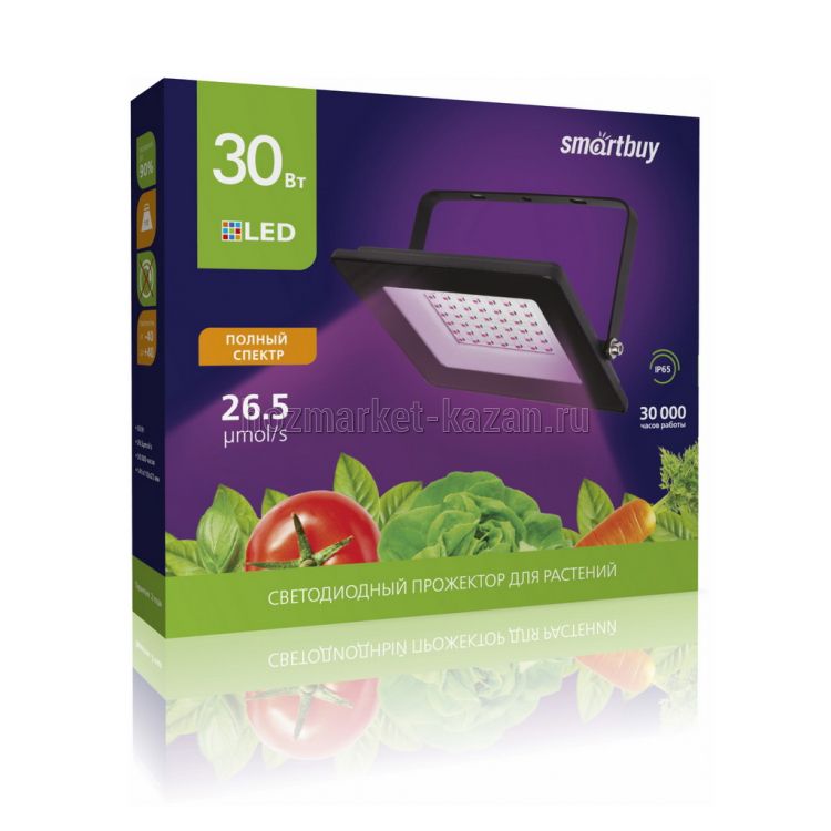 Прожектор ФИТО 30 Вт 1300К, Smartbuy SBL-FLFITO-30-65K