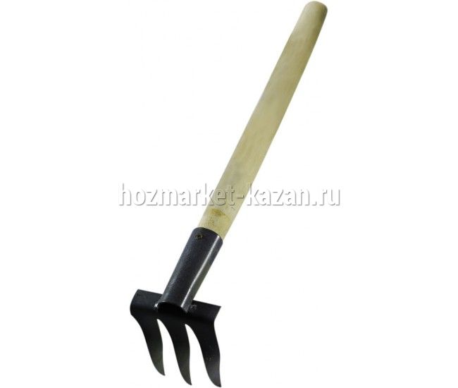 Грабли витые 3 зуб. нерж
