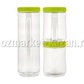 Набор банок для сыпучих продуктов (1,6+2х0,75л)