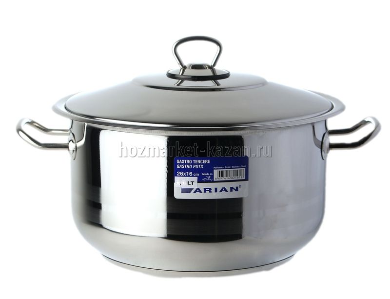 Кастрюля нерж 11л Arian Gastro