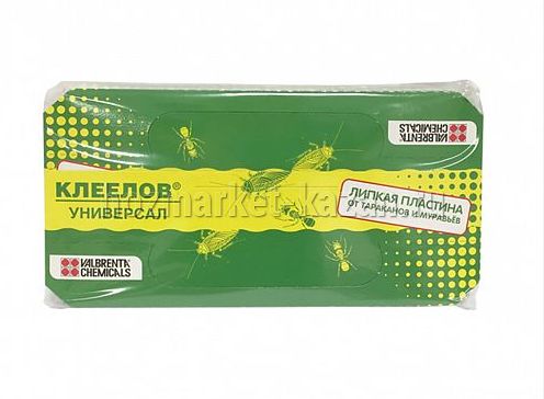 Пластина липкая Клеелов (от тараканов, муравьев)