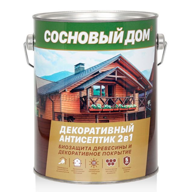 Антисептик декорат. деревозащитный орегон 0,8л