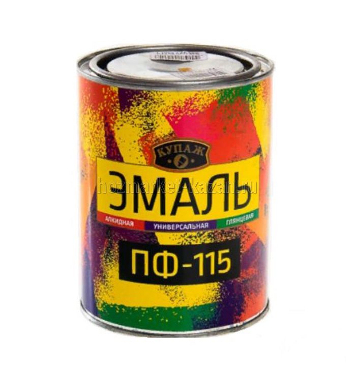 Эмаль ПФ-115 белый 0,8кг