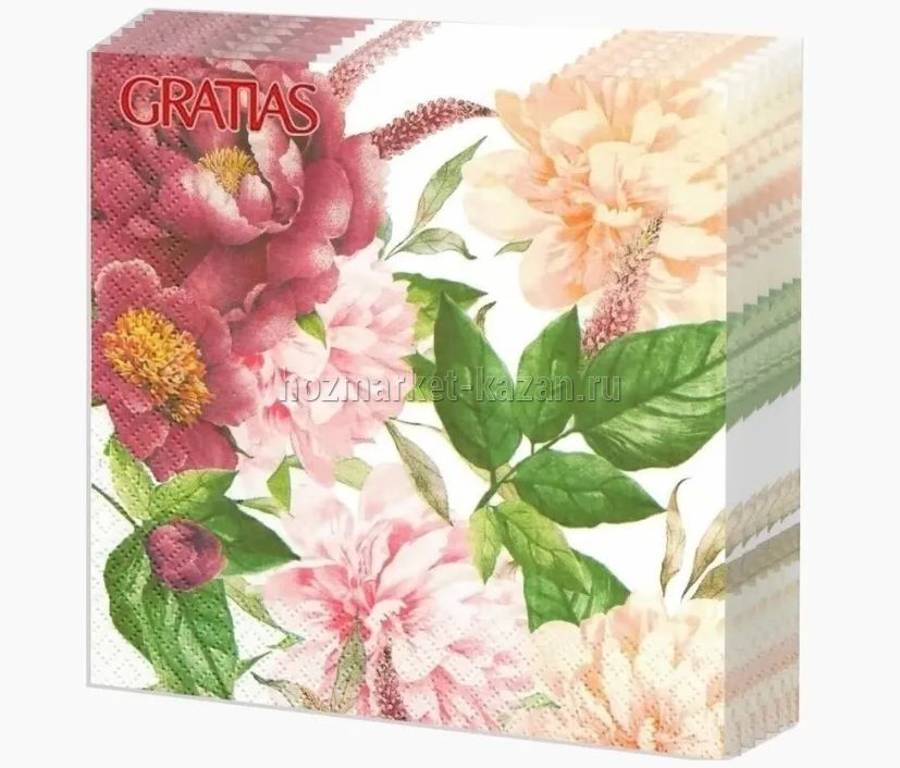Салфетки бумажные 33*33 16шт