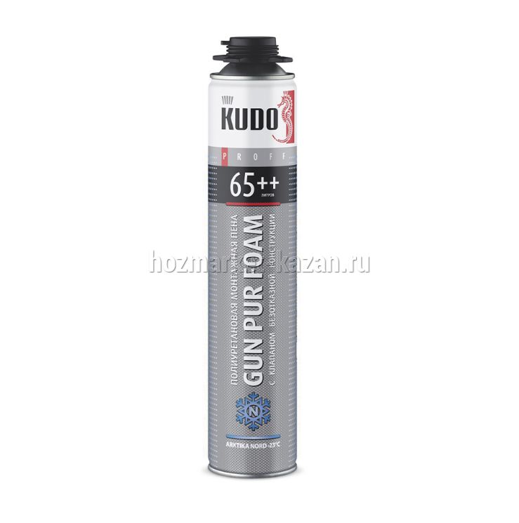 Пена монтажная KUDO PROFF 65+ зимняя