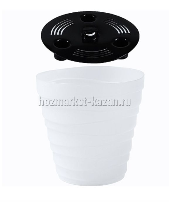 Кашпо «Бархан» 2,25л Прозрачный