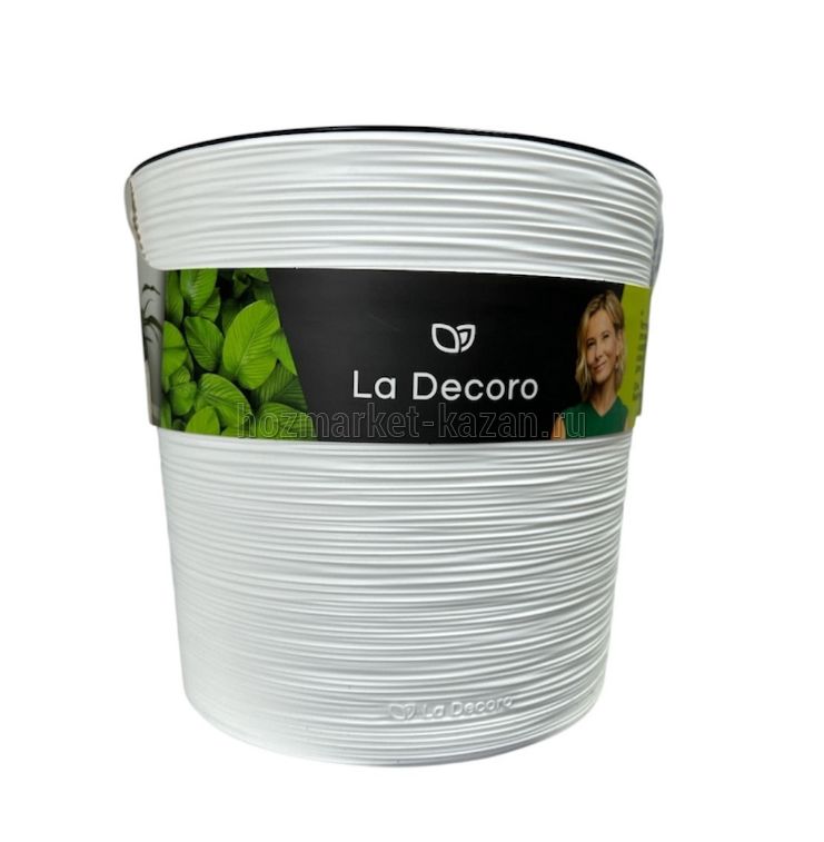 Кашпо «La Decoro» 7,5л Белый