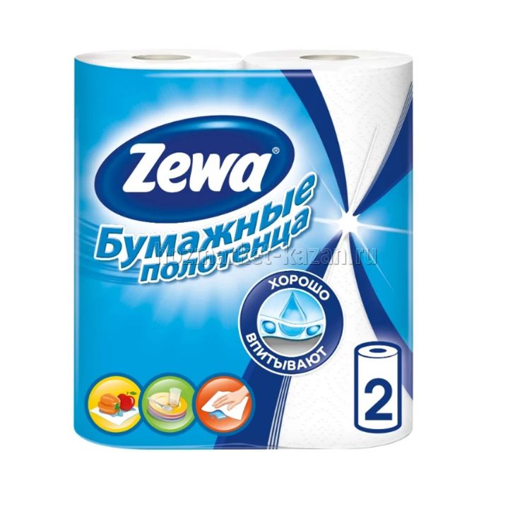 Полотенце бумажное «Зева» 2шт