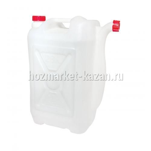 Канистра со сливом 28 л пищевая, Альтернатива М051