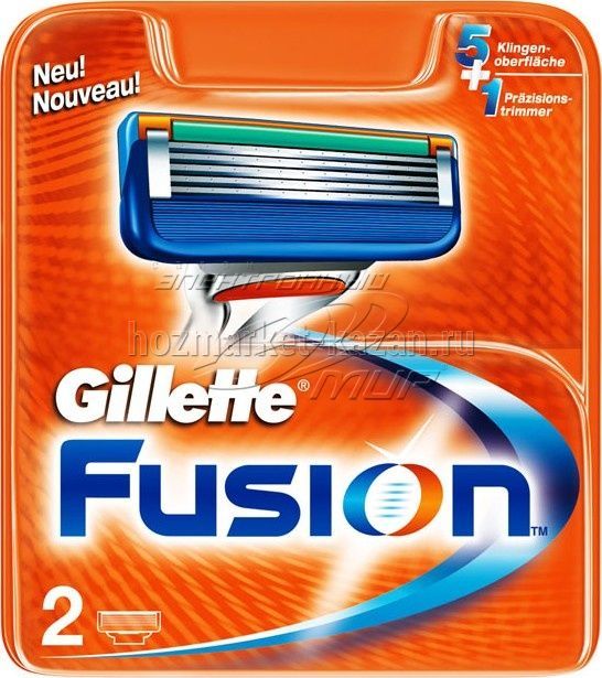 Кассеты для бритья «Gillette» Fusion, 2 шт