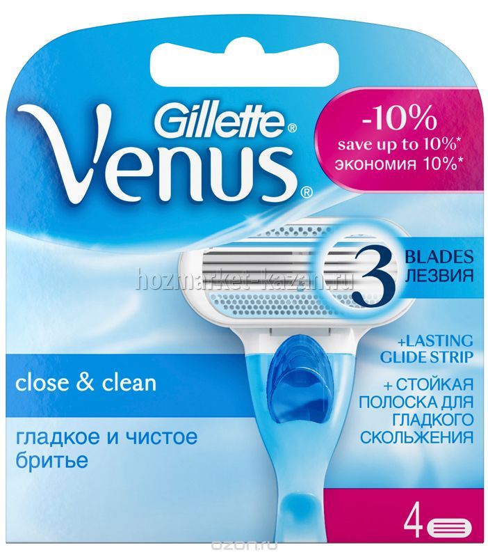 Кассеты для бритья «Gillette» Venus, 4 шт