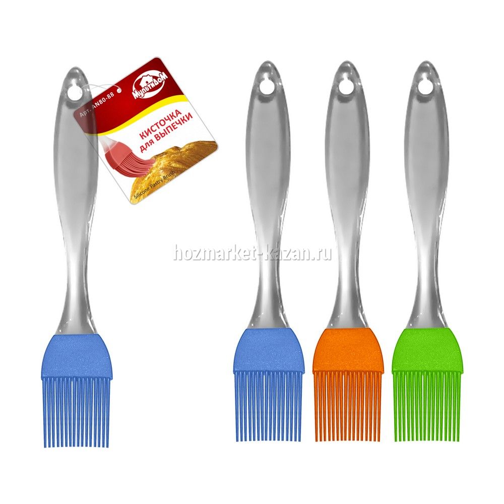 Кисточка для выпечки силиконовая, МультиДом AN80-88