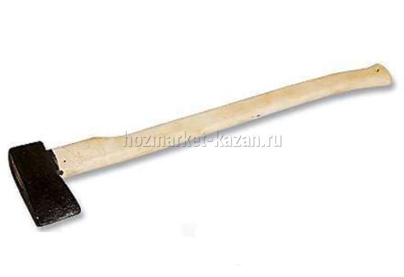 Колун литой 4 кг с деревянной ручкой 21875