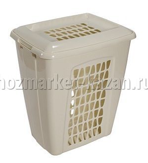 Корзина для белья «Молетта» 45 л с крышкой