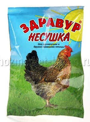 Кормовая добавка «Здравур Несушка» для кур и домашней птицы 250 г