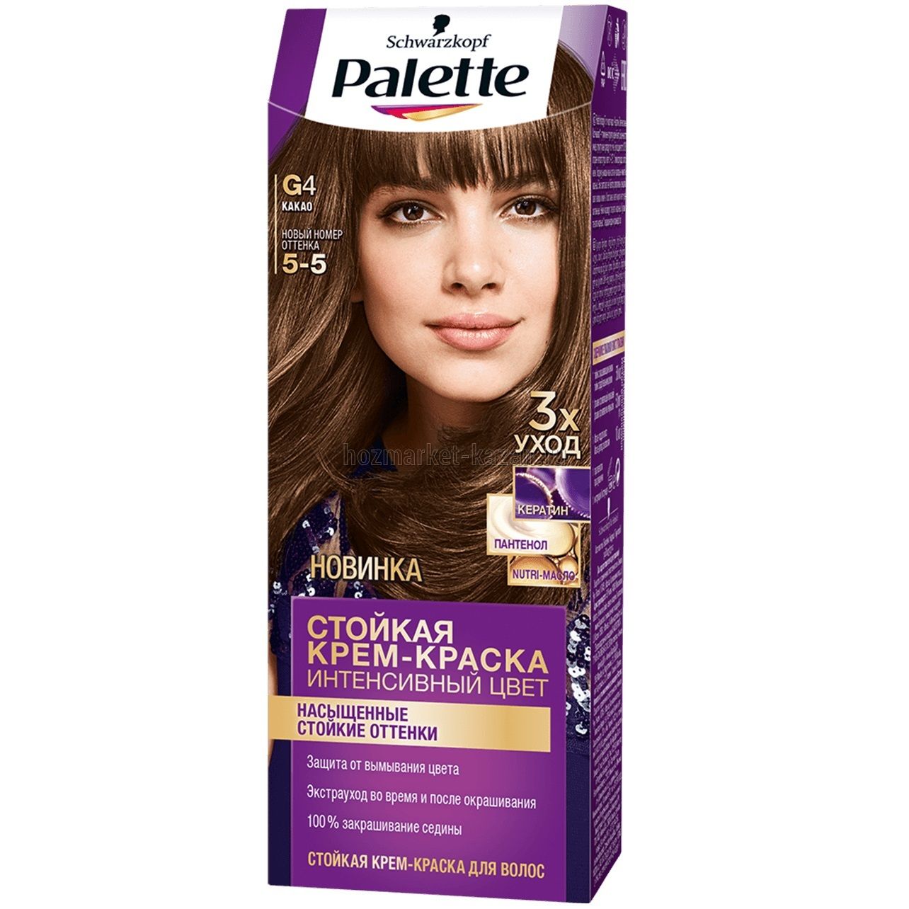 Краска для волос «Palette» G4, Какао