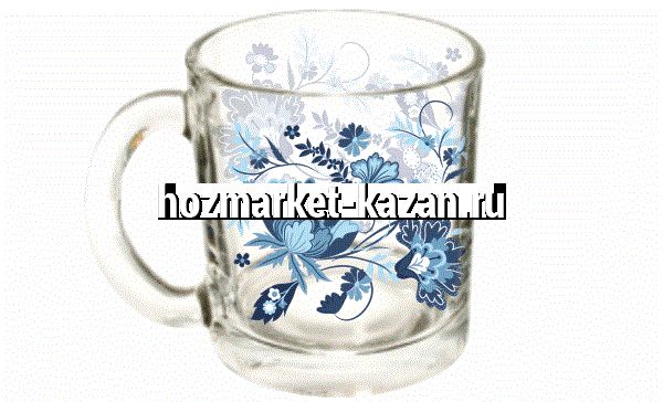 Кружка для чая 300 мл «Чайная» рисунок в ассортименте 04с1208