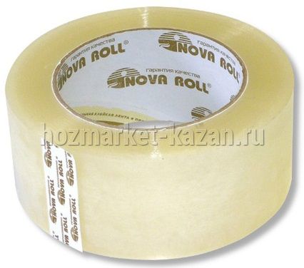 Лента упаковочная «Nova Roll» 48 мм х 40 м, прозрачный