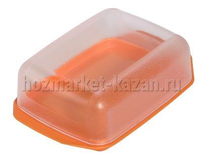 Масленка с прозрачной крышкой, цвет: в ассортименте, Martika С3К