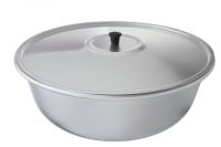 Миска алюминиевая 10 л, с крышкой, Scovo МТ-037