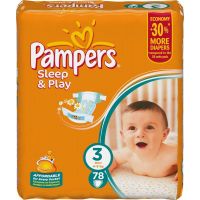 Подгузники Pampers Sleep&amp;Play Midi 3 (4-9 кг) 78 шт