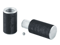 Петля гаражная с шаром d20*120мм 4 шт