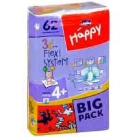 Подгузники Bella baby Happy Maxi Plus 4+ 62 шт