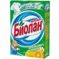 Порошок Биолан Апельсин+лимон 350г