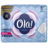 Прокладки OLA Ultra Wings Super, 8 шт