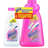 Пятновыводитель Ваниш 1л+450мл для белого