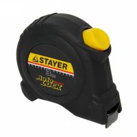 Рулетка STAYER AUTOLOCK, обрезиненный корпус, 3м х 16мм 2-34126-03-16