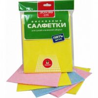 Салфетка вискозная, Ufapack, 38*30 см, 5 шт