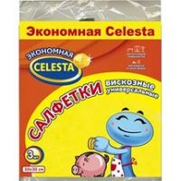 Салфетка вискозная 38*40 см, 3 шт, Selesta