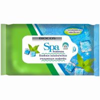 Влажные салфетки BioCos «SPA Freshness», с охлаждающим эффектом, 15 шт
